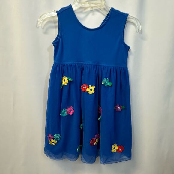 Hanna Andersson Blue Chasing Summer Dress Soft Tulle 130cm US 8 Kids - Picture 2 of 7